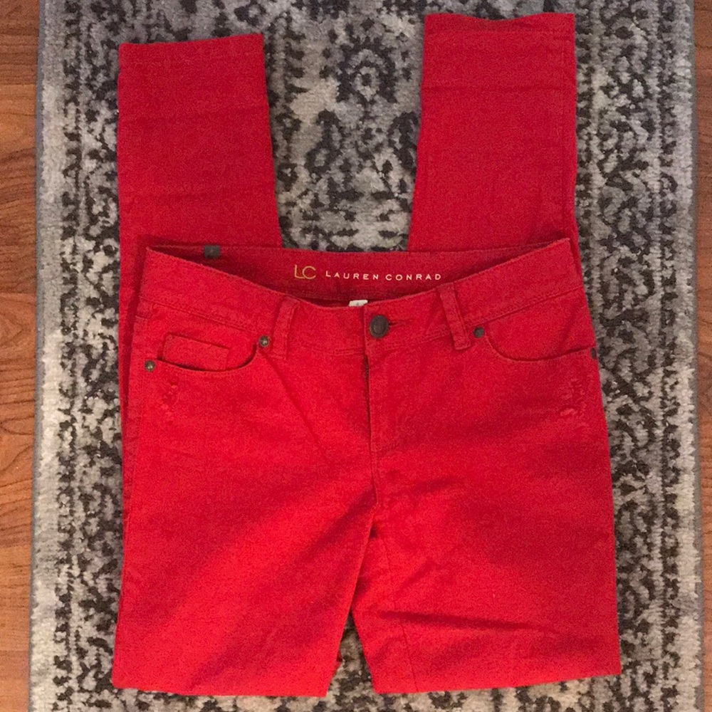 Lauren Conrad Red Jeans/Pants